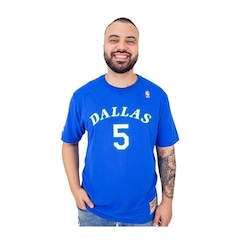 Camiseta Mitchell & Ness NBA Hardwood Classics Dallas Mavericks Jason Kidd - Masculina - Foto 1