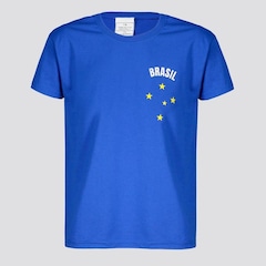 Camiseta Futfanatics Brasil Clássica - Infantil - Foto 1