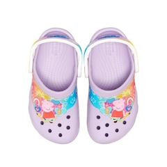 Sandália Crocs Classic Funlab I Am Peppa Pig Clog - Infantil - Foto 5