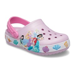 Sandália Crocs Fun Lab Disney Princess Light Clog K Ballerina - Infantil - Foto 2