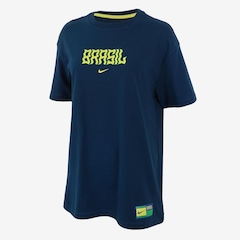 Camiseta do Brasil Nike  Swoosh - Feminina - Foto 1