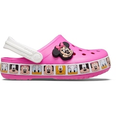 Sandália Crocs Fun Lab Minnie Mouse Band Clog Electric - Infantil - Foto 1
