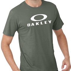 Camiseta Oakley O-Bark Tee SS Forged Iron - Masculina - Foto 3