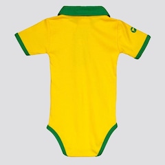 Body Polo do Brasil Torcida Baby Flag - Infantil - Foto 2