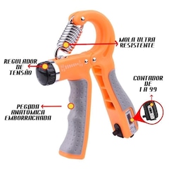 Hand Grip Gold Sports Super Power com Carga Regulavél e Contador - 6mm - Foto 2