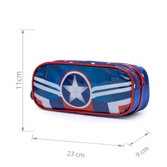 Kit Mochila de Rodinha Polo One - 20 Litros + Lancheira + Estojo Menino - Foto 5