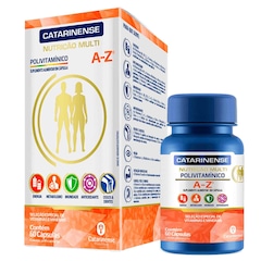 Polivitamínico A-Z Catarinense Pharma - 2 Unidades - 120 cápsulas - Foto 2