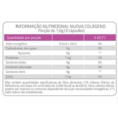 Nuova Colágeno Hidrolisado Catarinense Pharma - 60 Cápsulas - Foto 3