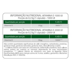 Kit de Vitamina D 2000 Ui Catarinense Pharma - 60 Cápsulas - 3 unidades - Foto 4