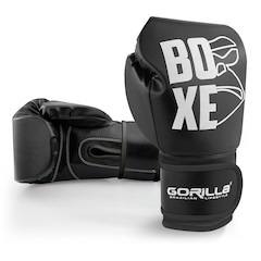 Luva De Boxe 12 Oz Expressive Black Gorilla Muay Thai Kickboxing Fight MMA Combate Profissional - Foto 4