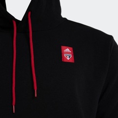 Blusão de Moletom com Capuz do São Paulo FC Estampado DNA - Masculino - Foto 4