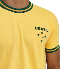 Camisa Brasil Nações Algodão RetroMania - Masculina - Foto 3