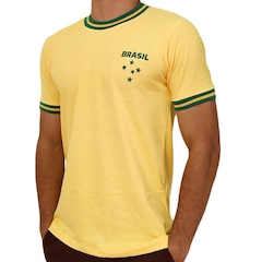 Camisa Brasil Nações Algodão RetroMania - Masculina - Foto 1