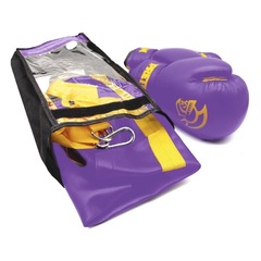 Kit de Boxe/Muay Thai com Saco de Pancada + Luvas de Boxe Pretorian - 6 OZ - Infantil - Foto 4
