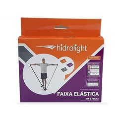 Faixa Elástica Kit Hidrolight - 3 Peças - Foto 3