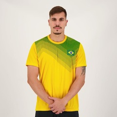 Camisa do Brasil Futfanatics Régia - Masculina - Foto 1