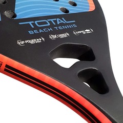 Raquete de Beach Tennis Total Beach Tennis Carbono 3k Total Match + Capa - Foto 6