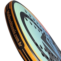 Raquete de Beach Tennis Total Beach Tennis Carbono 3k Total Match + Capa - Foto 7