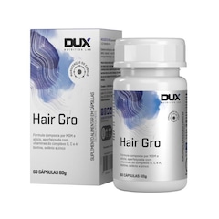 Multivitaminico Dux Nutrition Hair Gro Recuperação e Manutenção do Cabelo - 60 cápsulas - Foto 1