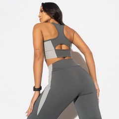 Top Fitness Honey Be Nadador com Detalhe Vazado nas Costas TP1439 - Adulto - Foto 3