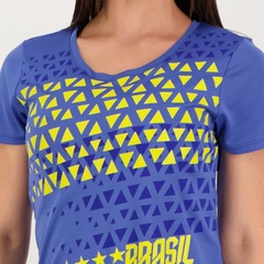 Camisa do Brasil Futfanatics Five Star - Feminina - Foto 4