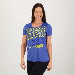 Camisa do Brasil Futfanatics Five Star - Feminina - Foto 1