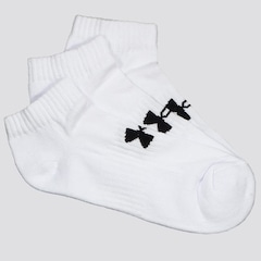 Kit Meia Cano Curto Under Armour Core Cotton Locut - 3 Pares - Adulto - Foto 1
