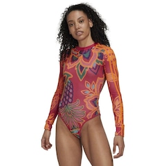 Body adidas x Farm Rio - Feminino - Foto 1