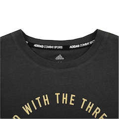 Camiseta adidas Community Line Combat Sports - Masculina - Foto 2
