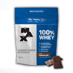 100% Whey Concentrado Refil Max Titanium - 900g - Foto 1