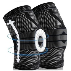 Joelheira Compressão Veiddorn Pad Silicone Aço flexível Estabilidade Cross - Foto 1