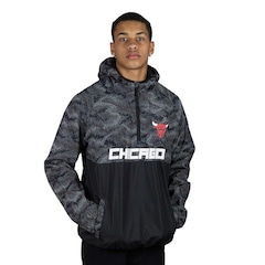 Jaqueta Corta Vento NBA Windbreaker Chicago Bulls Pixels - Masculina - Foto 3