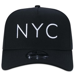 Boné Aba Curva New Era 9Forty A-Frame Nyc New York City - Snapback - Adulto - Foto 2