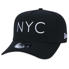 Boné Aba Curva New Era 9Forty A-Frame Nyc New York City - Snapback - Adulto - Foto 1