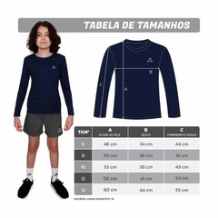 Camiseta Muvin Manga Longa Dry Basic LS FPS50 - Infantil - Foto 3