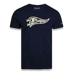 Camiseta Champion Ath Patchwork Pennant - Masculina - Foto 4