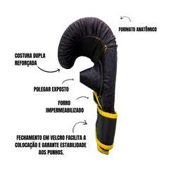 Kit de Boxe Troia com Saco de Pancada Boxe 160 + Luva de Treino Bate Saco Profissional - Foto 5