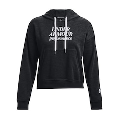 Blusão de Moletom com Capuz Under Armour Essential Script Hoodie - Feminino - Foto 1