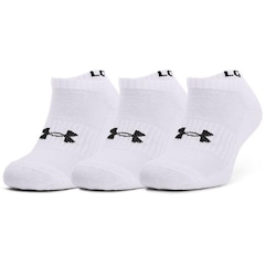 Kit Meias Cano Baixo Under Armour Core Cotton NS - 3 unidades - Unissex - Foto 1