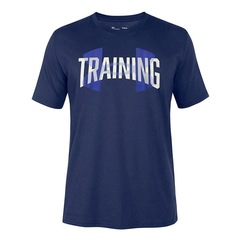 Camiseta Under Armour Training Overlay SS - Masculina - Foto 1