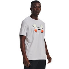 Camiseta Under Armour Big Logo 2.0 SS Lam - Masculina - Foto 1