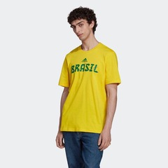 Camiseta adidas Brasil FIFA World Cup 2022™ - Masculina - Foto 4