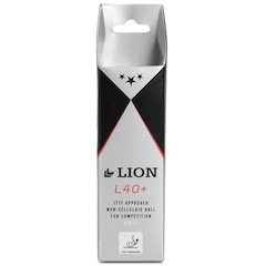 Bola de Tênis de Mesa Yashima Lion 3 Estrelas ITTF - 3 Unidades - Foto 4
