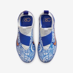 Chuteira Society Nike Jr Zoom Mercurial Vapor 15 Academy CR7 - Infantil - Foto 4