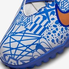 Chuteira Society Nike Jr Zoom Mercurial Vapor 15 Academy CR7 - Infantil - Foto 7