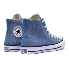 Tênis Converse Chuck Taylor All Star Summer Denim Hi - Feminino - Foto 4