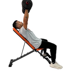 Banco Supino Regulável Yangfit Reto Inclinado Declinado - Foto 4