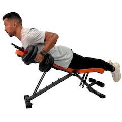 Banco Supino Regulável Yangfit Reto Inclinado Declinado - Foto 5