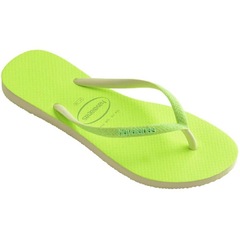 Chinelo Havaianas Slim Glitter Neon - Feminino - Foto 2