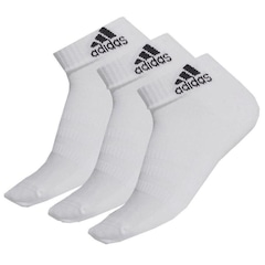 Kit de Meias Cano Curto adidas Cushioned Ankle - 3 Pares - Adulto - Foto 4
